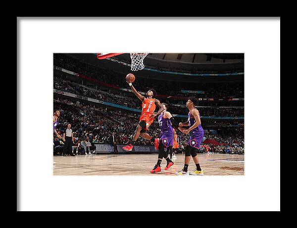 Collin Sexton Framed Print featuring the photograph 2020 NBA All-Star - Rising Stars Game by Nathaniel S. Butler