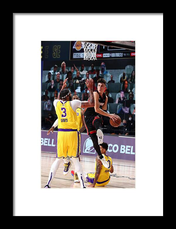 Playoffs Framed Print featuring the photograph 2020 NBA Finals - Miami Heat v Los Angeles Lakers by Nathaniel S. Butler