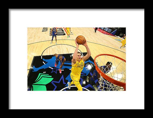 Nikola Jokic Framed Print featuring the photograph 2021 70th NBA All-Star Game by Joe Murphy