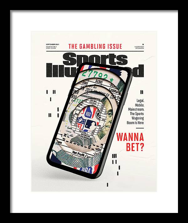 Gambling Framed Print featuring the photograph 2021 Sports Illustrated Gambling Issue Cover by Sports Illustrated