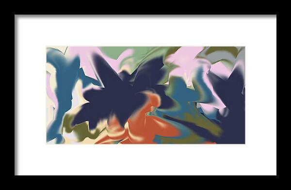 2023 Framed Print featuring the digital art 2023 Color Palette Abstract by Ronald Mills