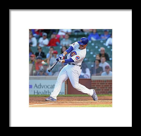 National League Baseball Framed Print featuring the photograph Anthony Rizzo by Jonathan Daniel