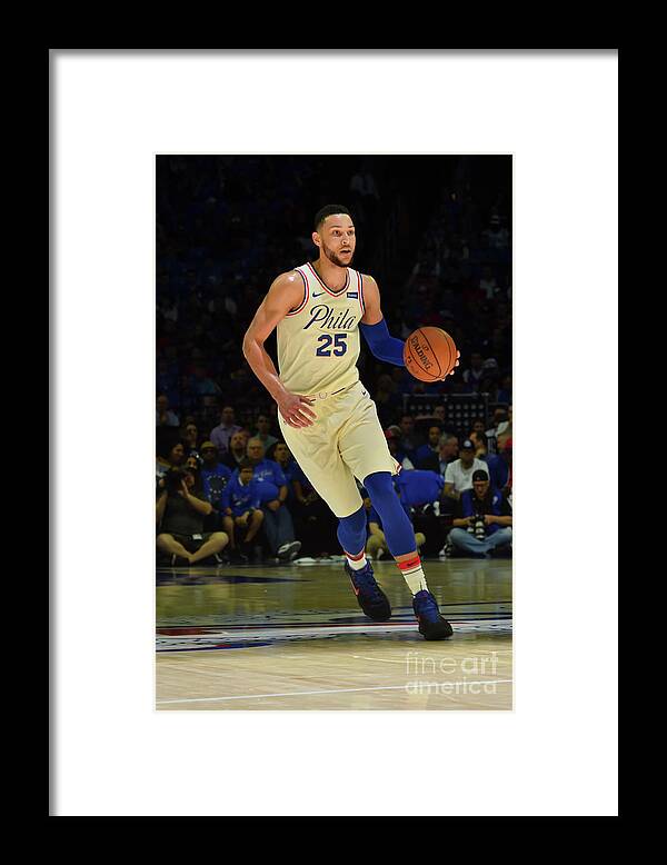 Playoffs Framed Print featuring the photograph Ben Simmons by Jesse D. Garrabrant