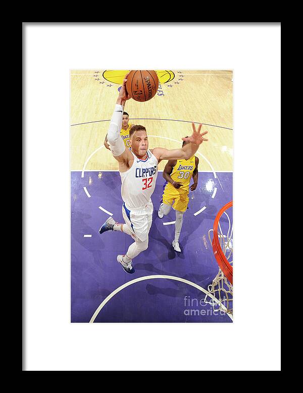 Blake Griffin Framed Print featuring the photograph Blake Griffin by Andrew D. Bernstein