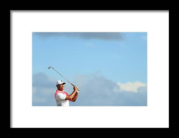 Usa Framed Print featuring the photograph Hero World Challenge - Preview Day 3 #21 by Mike Ehrmann