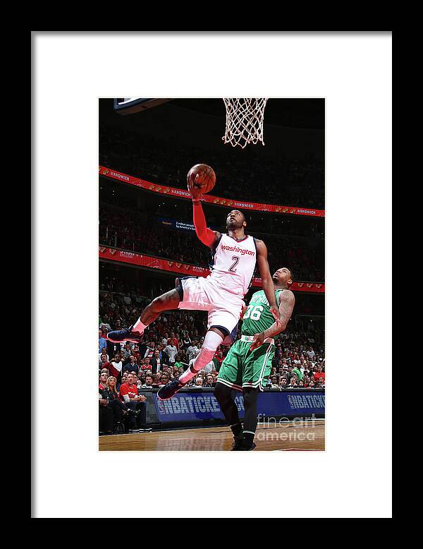 Playoffs Framed Print featuring the photograph John Wall by Ned Dishman