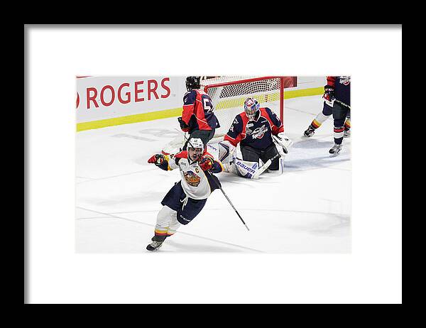 Erie Otters Framed Print featuring the photograph 2017 Memorial Cup - Championship #22 by Dennis Pajot