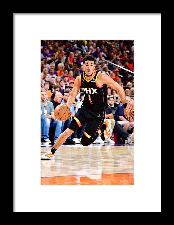 Devin Booker Framed Print featuring the photograph Devin Booker #22 by Barry Gossage