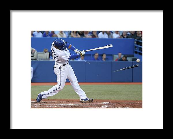 American League Baseball Framed Print featuring the photograph Jay Rogers #22 by Tom Szczerbowski