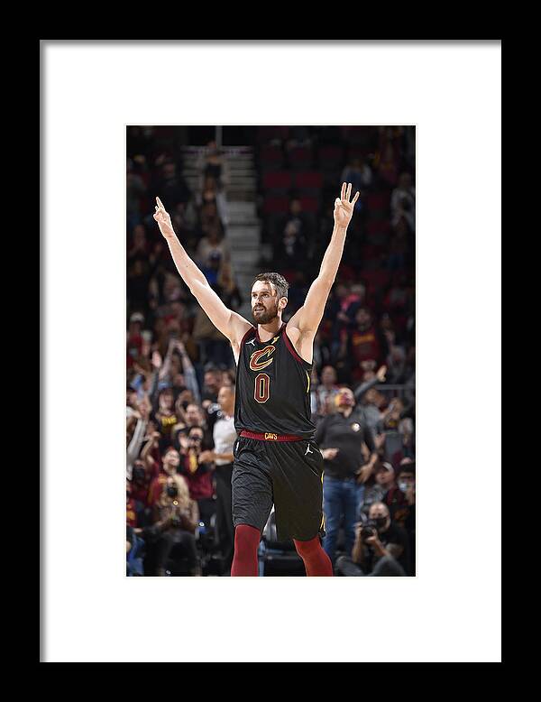 Kevin Love Framed Print featuring the photograph Kevin Love #22 by David Liam Kyle