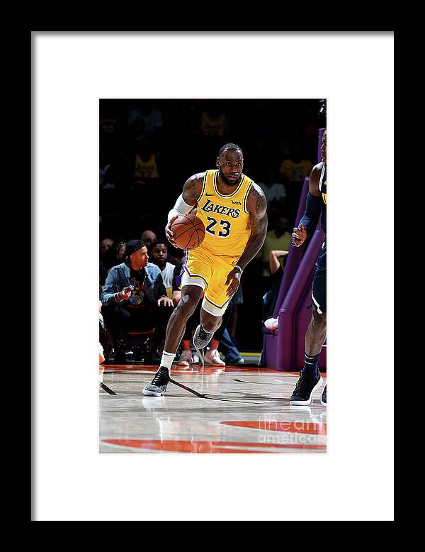 Lebron James Framed Print featuring the photograph Lebron James #22 by Andrew D. Bernstein