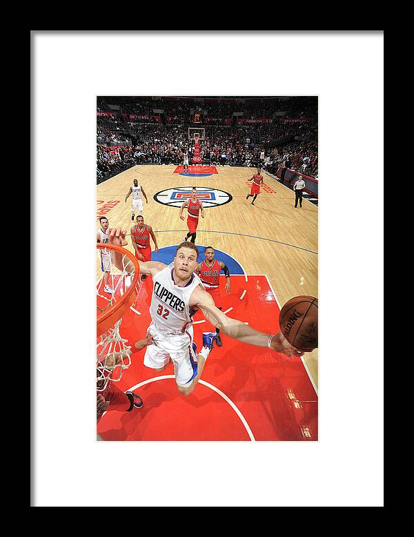 Blake Griffin Framed Print featuring the photograph Blake Griffin by Andrew D. Bernstein