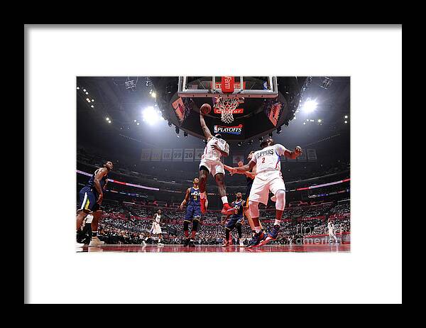 Playoffs Framed Print featuring the photograph Deandre Jordan by Andrew D. Bernstein