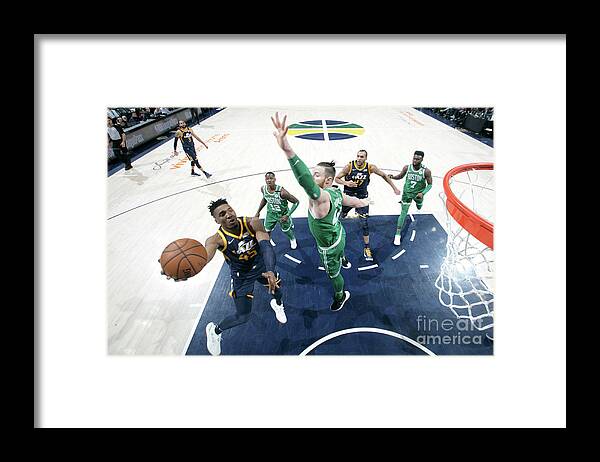 Donovan Mitchell Framed Print featuring the photograph Donovan Mitchell #23 by Melissa Majchrzak