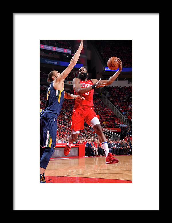 James Harden Framed Print featuring the photograph James Harden #23 by Bill Baptist