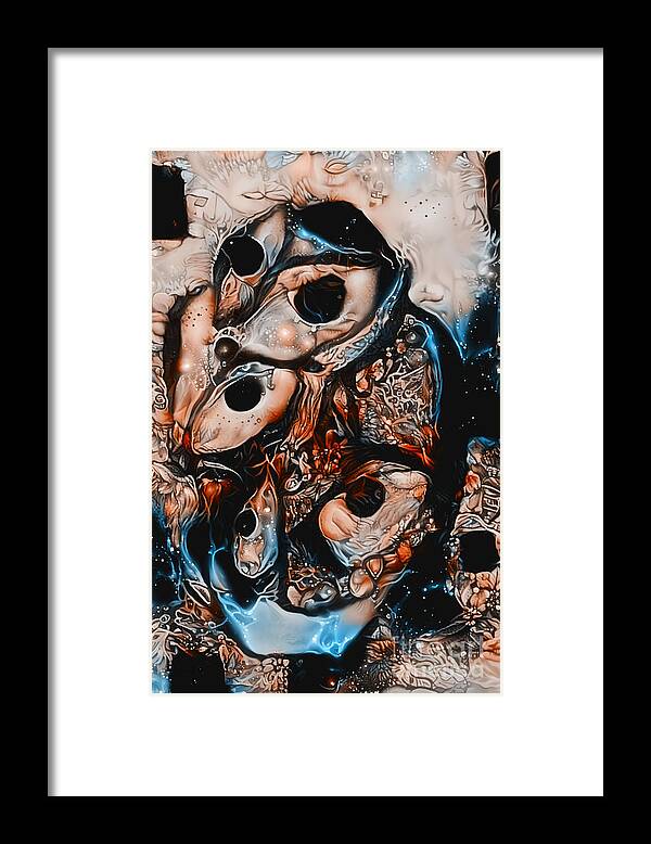 Contemporary Art Framed Print featuring the digital art 23 by Jeremiah Ray
