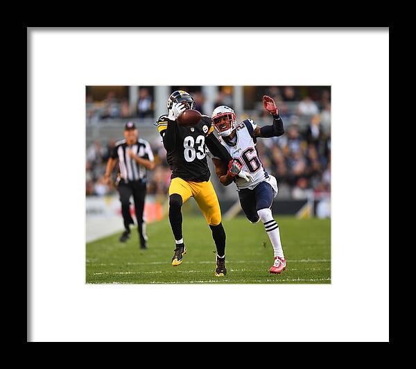 Heinz Field Framed Print featuring the photograph New England Patriots v Pittsburgh Steelers #23 by Joe Sargent
