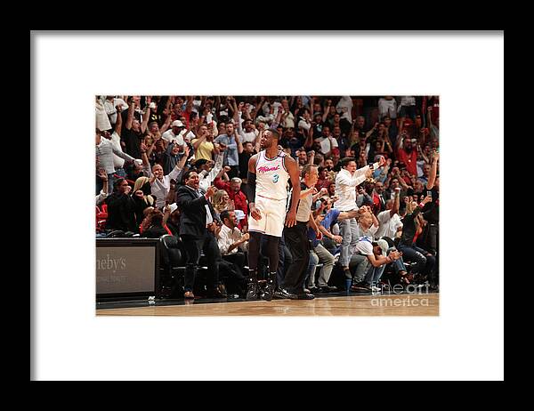 Nba Pro Basketball Framed Print featuring the photograph Dwyane Wade by Issac Baldizon