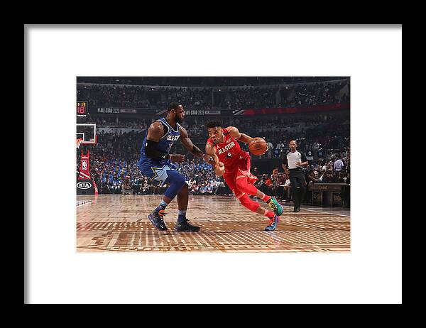 Nba Pro Basketball Framed Print featuring the photograph Giannis Antetokounmpo by Nathaniel S. Butler