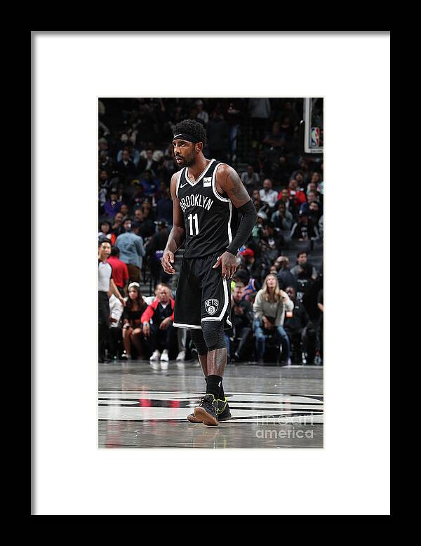 Nba Pro Basketball Framed Print featuring the photograph Kyrie Irving by Nathaniel S. Butler
