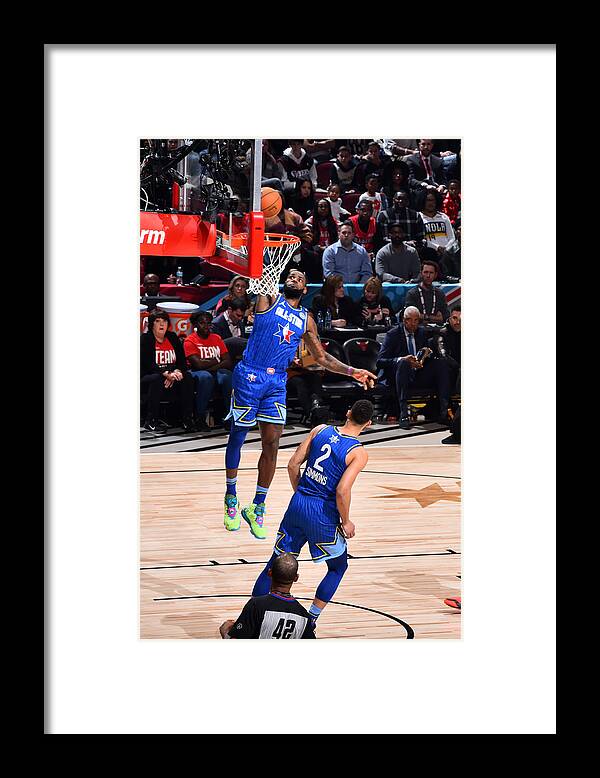 Nba Pro Basketball Framed Print featuring the photograph Lebron James by Jesse D. Garrabrant