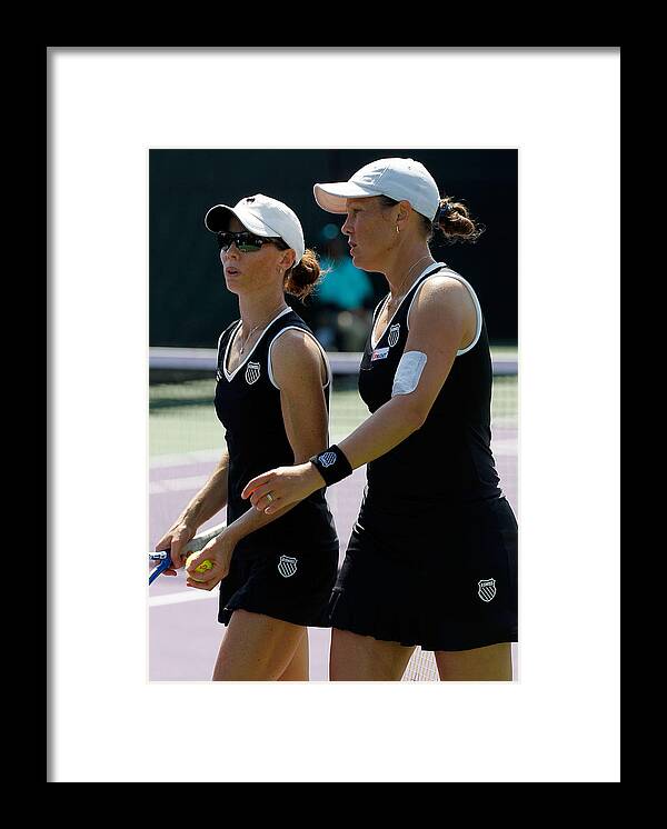 Abigail Spears Framed Print featuring the photograph Sony Ericsson Open - Day 5 #24 by Clive Brunskill