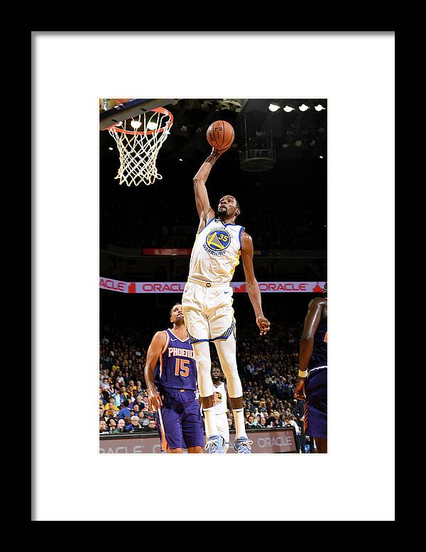 Nba Pro Basketball Framed Print featuring the photograph Kevin Durant by Noah Graham