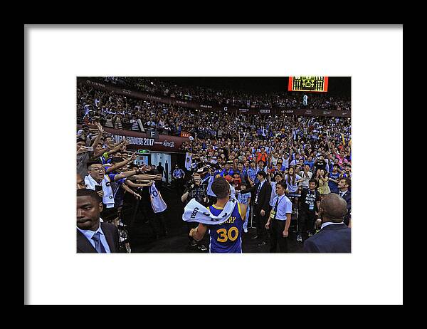 Event Framed Print featuring the photograph Stephen Curry by Noah Graham