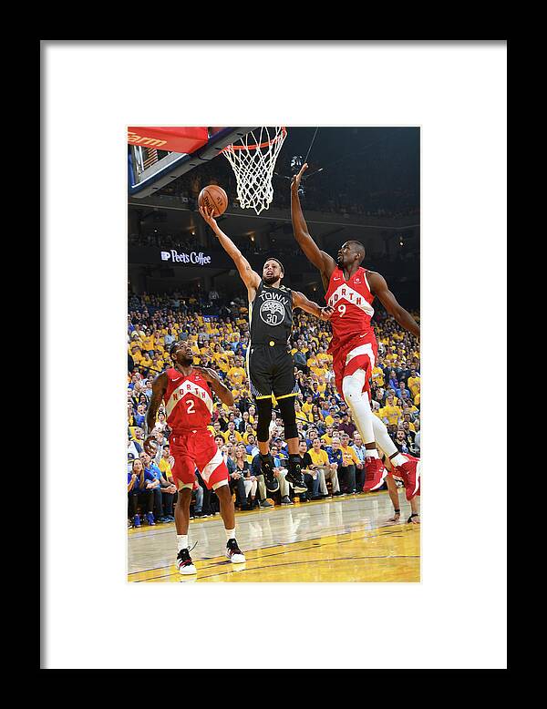 Stephen Curry Framed Print featuring the photograph Stephen Curry #26 by Andrew D. Bernstein