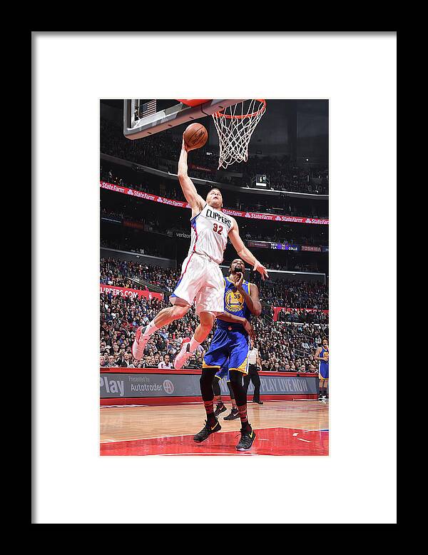 Blake Griffin Framed Print featuring the photograph Blake Griffin #28 by Andrew D. Bernstein