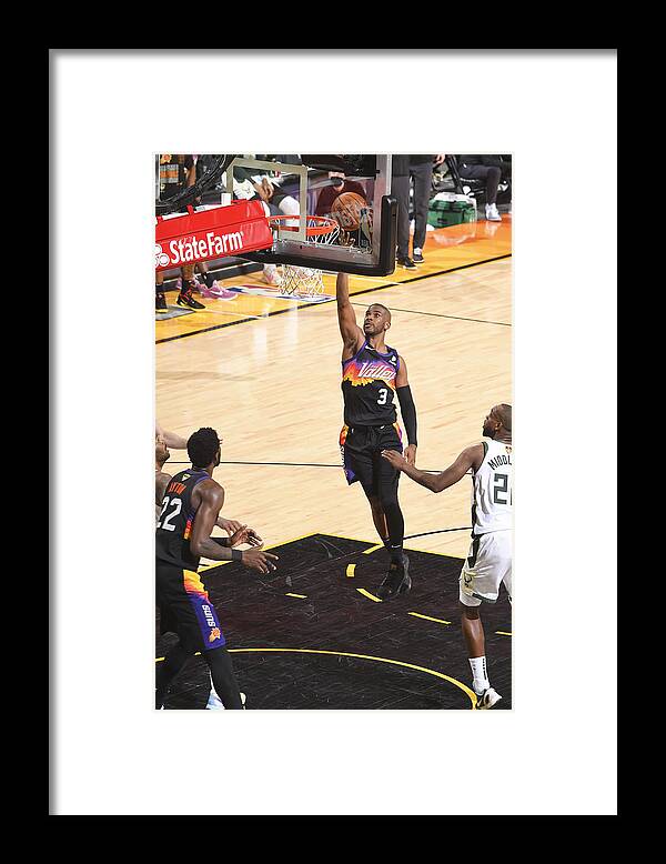 Playoffs Framed Print featuring the photograph Chris Paul by Andrew D. Bernstein