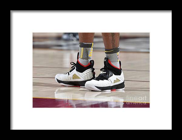 Lebron James Framed Print featuring the photograph Lebron James by David Liam Kyle