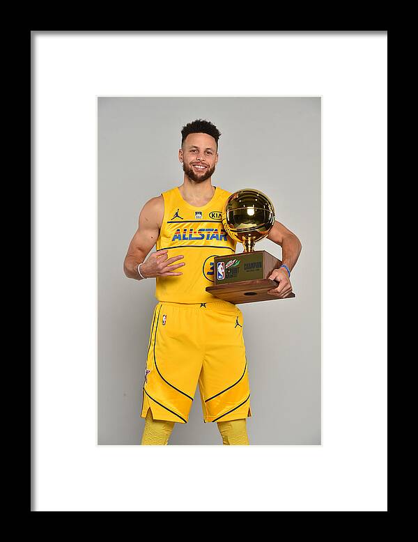 Atlanta Framed Print featuring the photograph Stephen Curry by Jesse D. Garrabrant