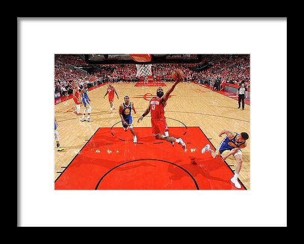 Playoffs Framed Print featuring the photograph James Harden by Bill Baptist