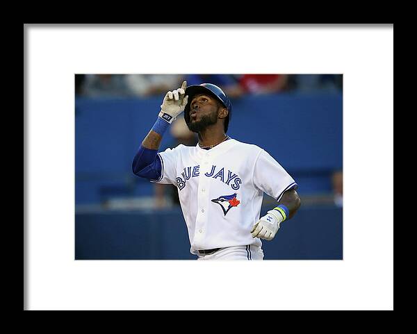 American League Baseball Framed Print featuring the photograph Jay Rogers #29 by Tom Szczerbowski