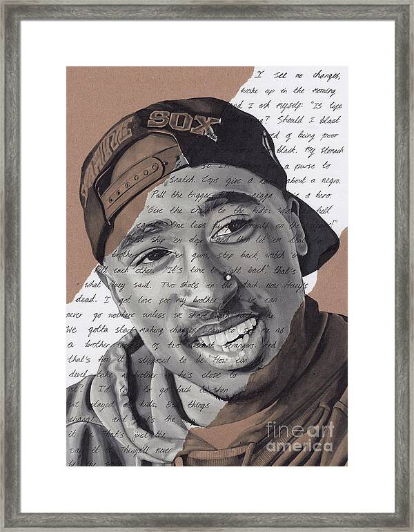 2pac Changes Framed Print by Sara Has Fine Art America