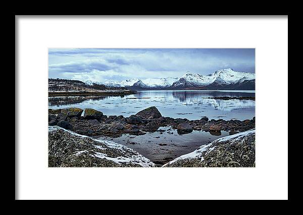 Norway Framed Print featuring the photograph Arctic Reflections #3 by Mark Llewellyn