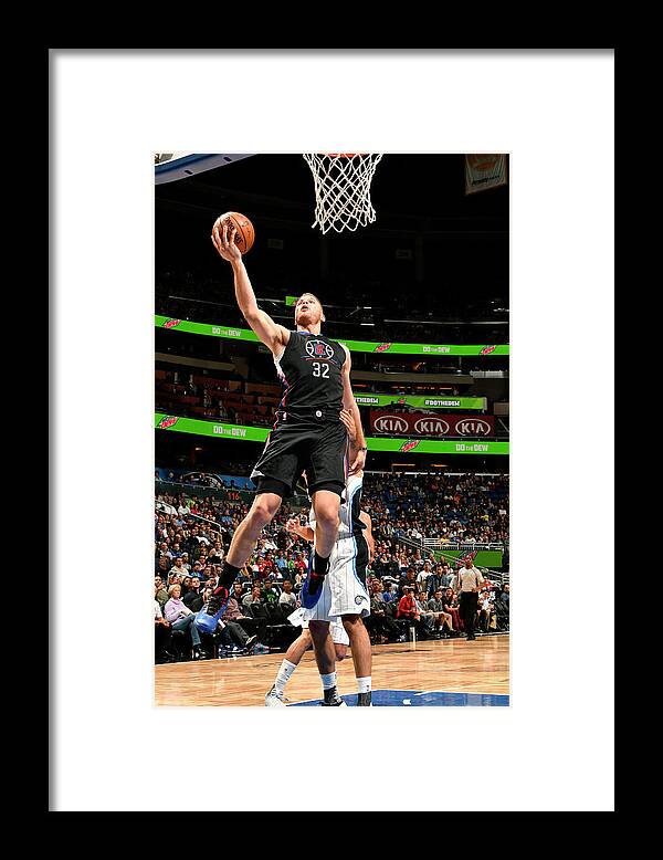 Nba Pro Basketball Framed Print featuring the photograph Blake Griffin by Fernando Medina