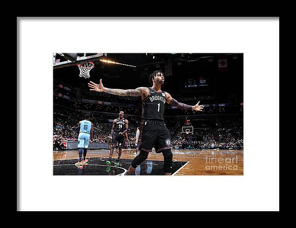 D'angelo Russell Framed Print featuring the photograph D'angelo Russell #3 by Nathaniel S. Butler