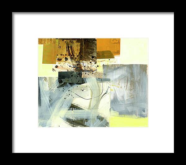 Abstract Art Framed Print featuring the painting 3 Day Sale by Jane Davies