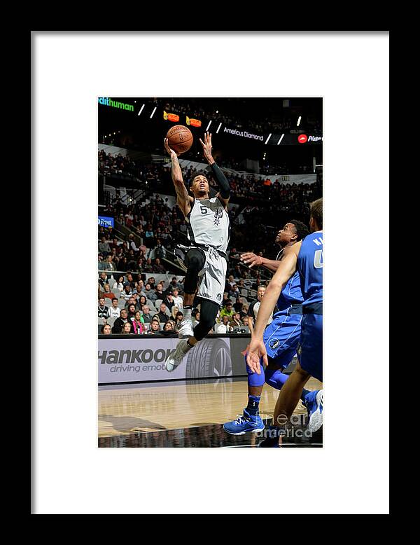Nba Pro Basketball Framed Print featuring the photograph Dejounte Murray by Mark Sobhani