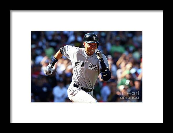 American League Baseball Framed Print featuring the photograph Derek Parks #3 by Elsa
