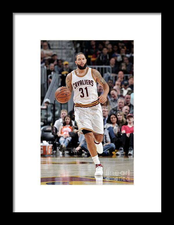 Nba Pro Basketball Framed Print featuring the photograph Deron Williams by David Liam Kyle