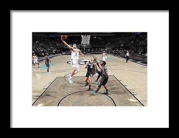 Nba Pro Basketball Framed Print featuring the photograph Devin Booker by Nathaniel S. Butler