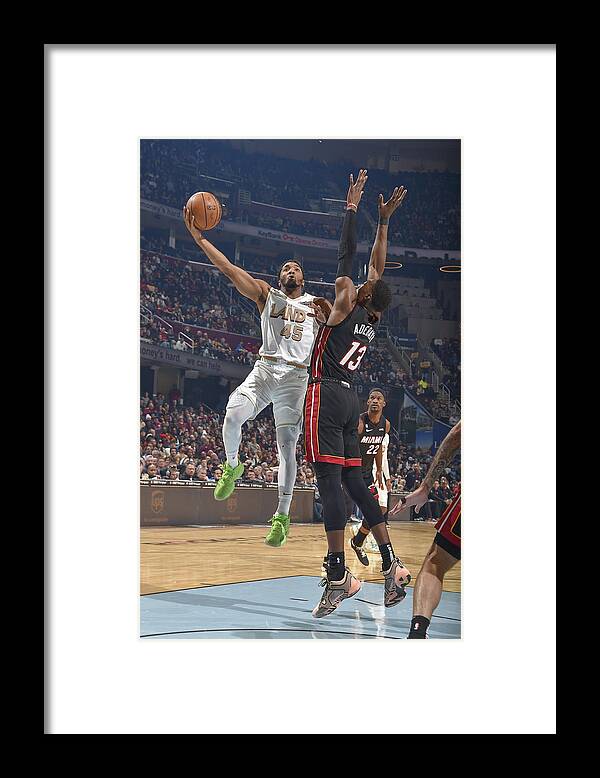 Donovan Mitchell Framed Print featuring the photograph Donovan Mitchell #3 by David Liam Kyle