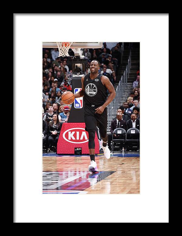 Nba Pro Basketball Framed Print featuring the photograph Draymond Green by Andrew D. Bernstein