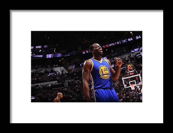 Nba Pro Basketball Framed Print featuring the photograph Draymond Green by Noah Graham
