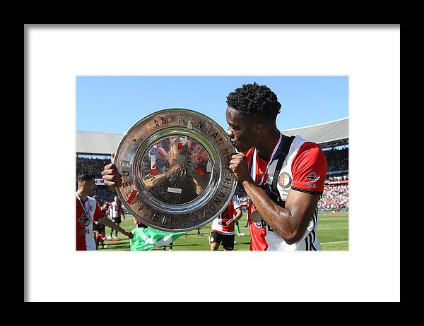 People Framed Print featuring the photograph Dutch EredivisieFeyenoord v Heracles Almelo #3 by VI-Images