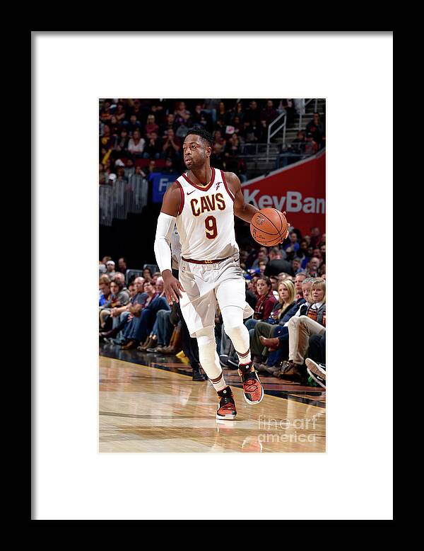 Nba Pro Basketball Framed Print featuring the photograph Dwyane Wade by David Liam Kyle