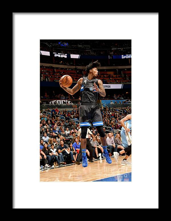 Nba Pro Basketball Framed Print featuring the photograph Elfrid Payton by Fernando Medina